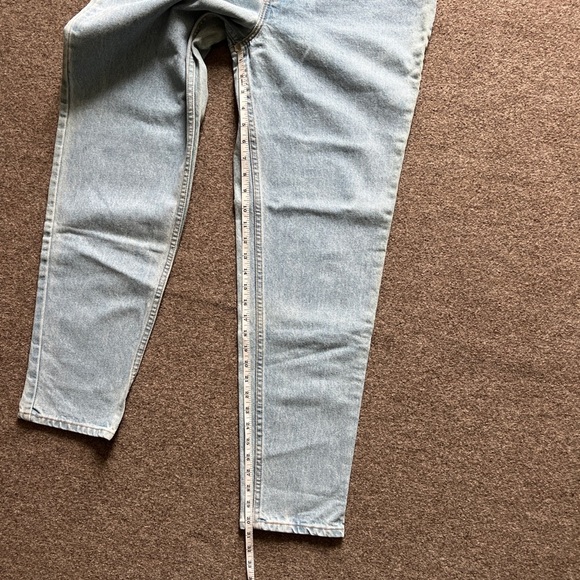 NWT Vintage Levi’s 512 Slim Fit Tapered Leg Blue Denim Jeans Size 15 Made in USA - Picture 10 of 16